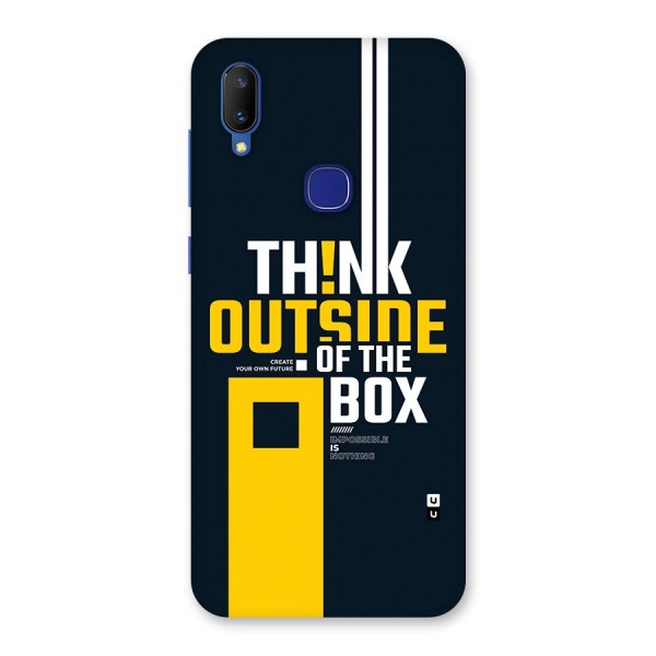 Awesome Think Out Side Back Case for Vivo V11