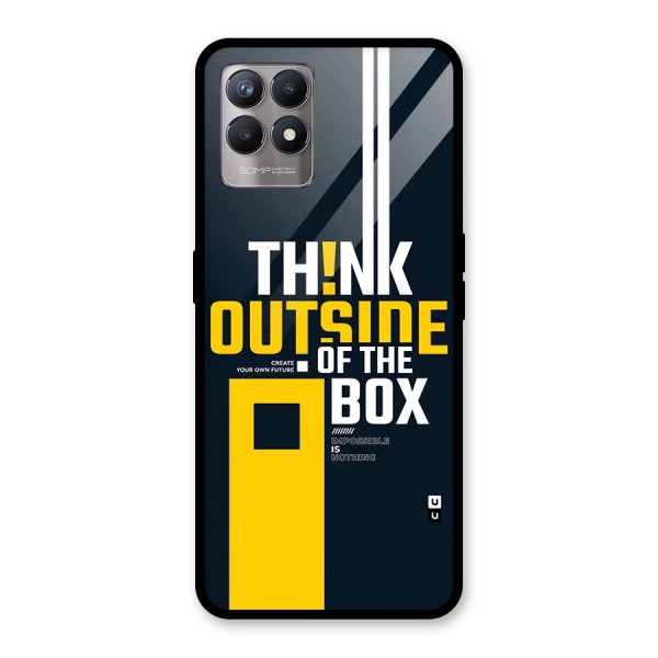 Awesome Think Out Side Glass Back Case for Realme Narzo 50