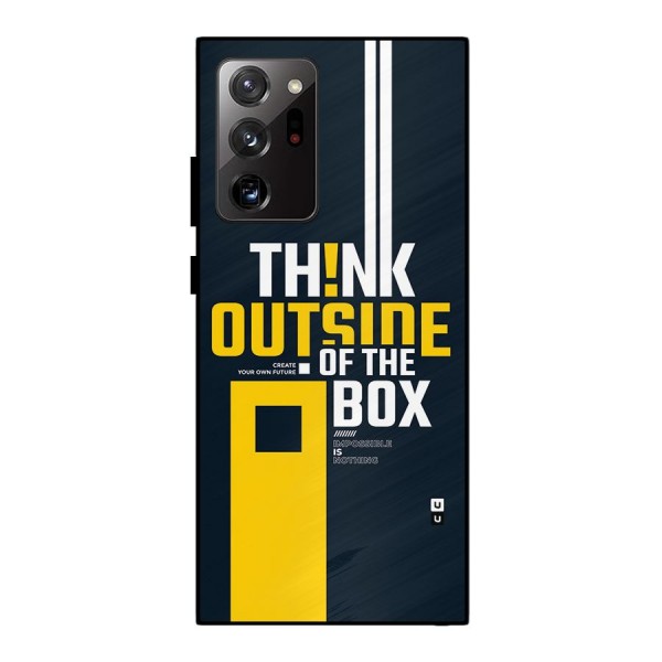 Awesome Think Out Side Metal Back Case for Galaxy Note 20 Ultra