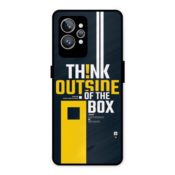 Awesome Think Out Side Metal Back Case for Realme GT2 Pro