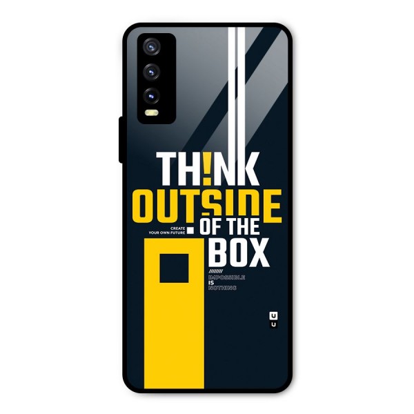 Awesome Think Out Side Metal Back Case for Vivo Y20t
