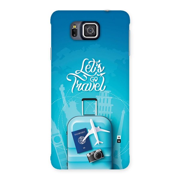 Awesome Travel Bag Back Case for Galaxy Alpha