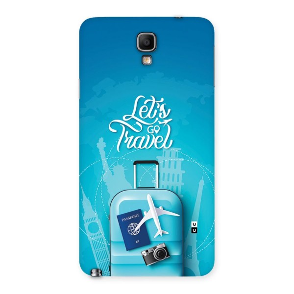 Awesome Travel Bag Back Case for Galaxy Note 3 Neo