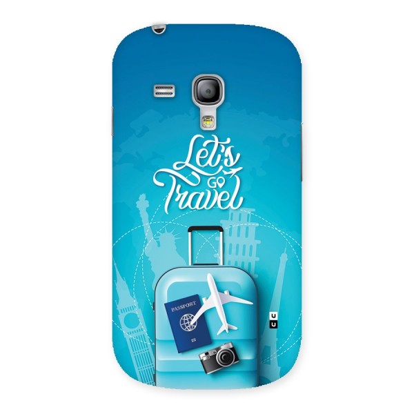 Awesome Travel Bag Back Case for Galaxy S3 Mini