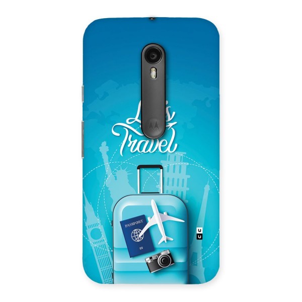 Awesome Travel Bag Back Case for Moto G3