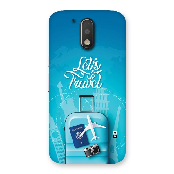 Awesome Travel Bag Back Case for Moto G4 Plus