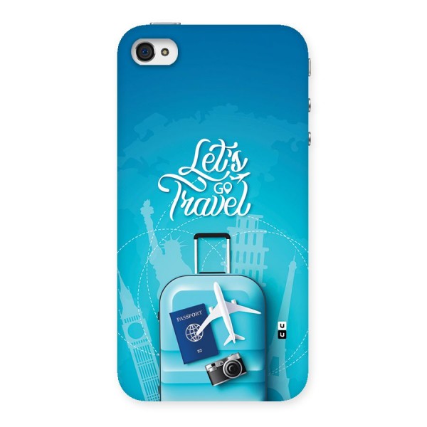 Awesome Travel Bag Back Case for iPhone 4 4s