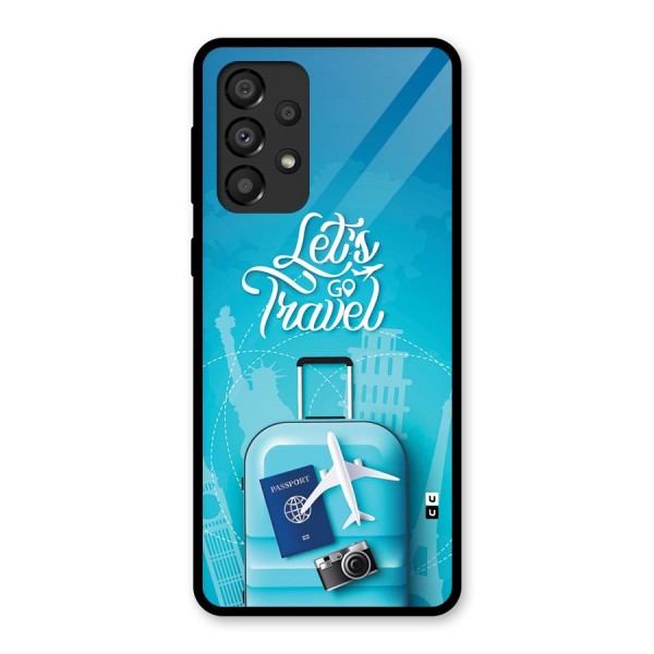 Awesome Travel Bag Glass Back Case for Galaxy A33 5G