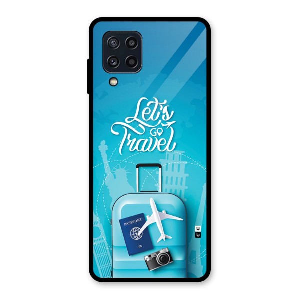 Awesome Travel Bag Glass Back Case for Galaxy M32