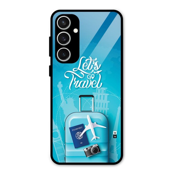 Awesome Travel Bag Glass Back Case for Galaxy S23 FE