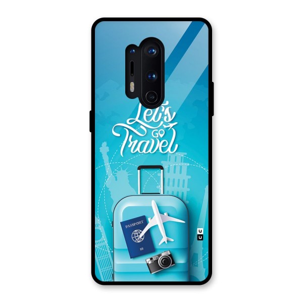 Awesome Travel Bag Glass Back Case for OnePlus 8 Pro