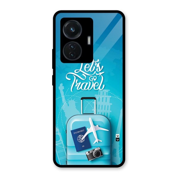 Awesome Travel Bag Glass Back Case for iQOO Z6 44W