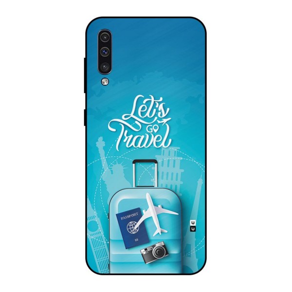Awesome Travel Bag Metal Back Case for Galaxy A30s