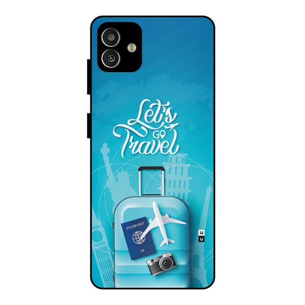 Awesome Travel Bag Metal Back Case for Galaxy M13 5G