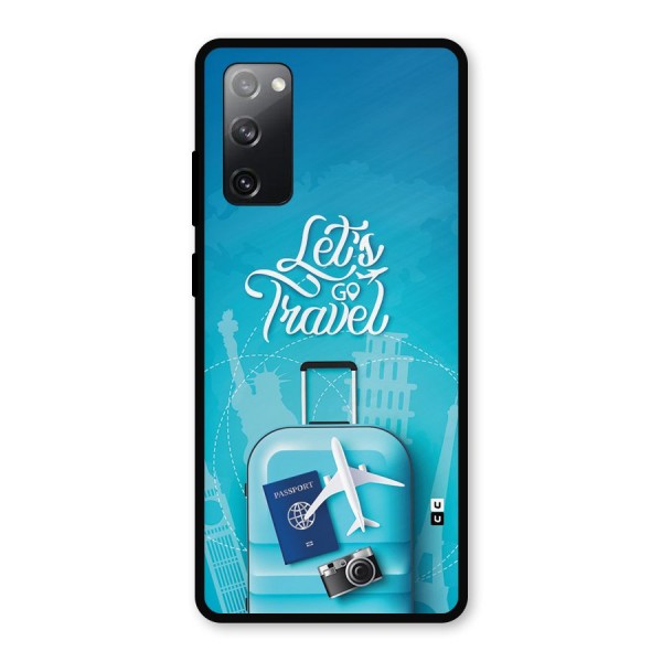 Awesome Travel Bag Metal Back Case for Galaxy S20 FE 5G