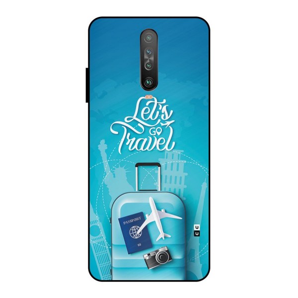 Awesome Travel Bag Metal Back Case for Poco X2