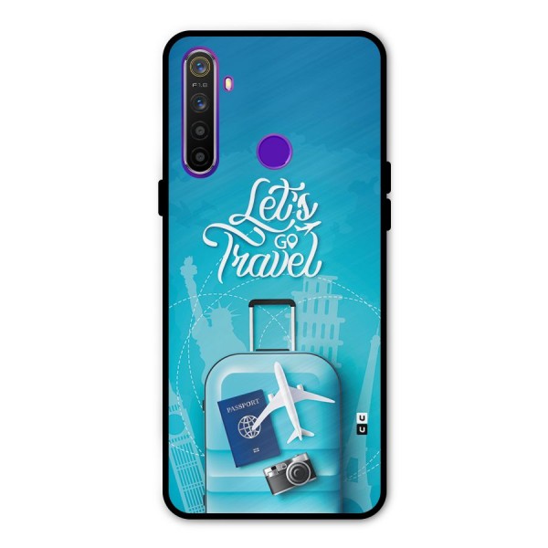Awesome Travel Bag Metal Back Case for Realme 5