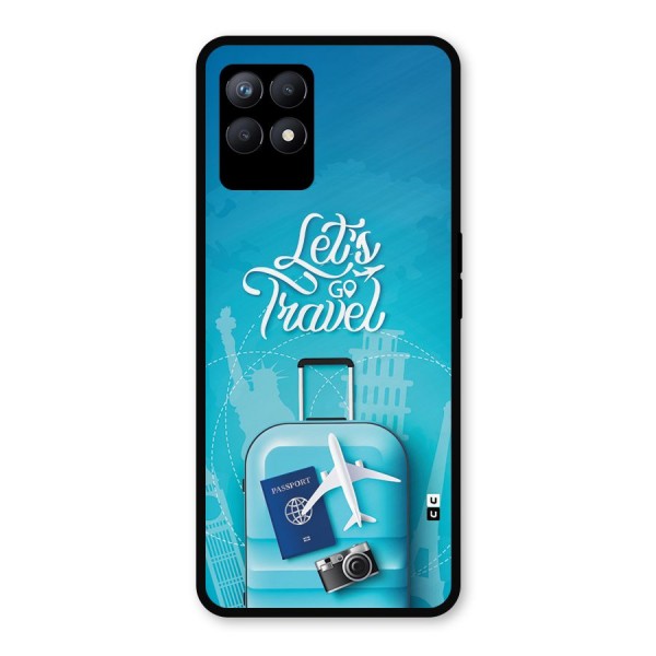 Awesome Travel Bag Metal Back Case for Realme Narzo 50