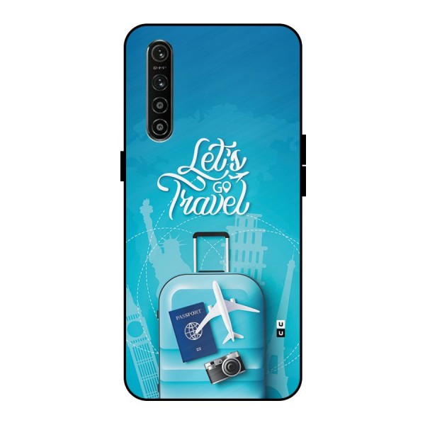 Awesome Travel Bag Metal Back Case for Realme XT