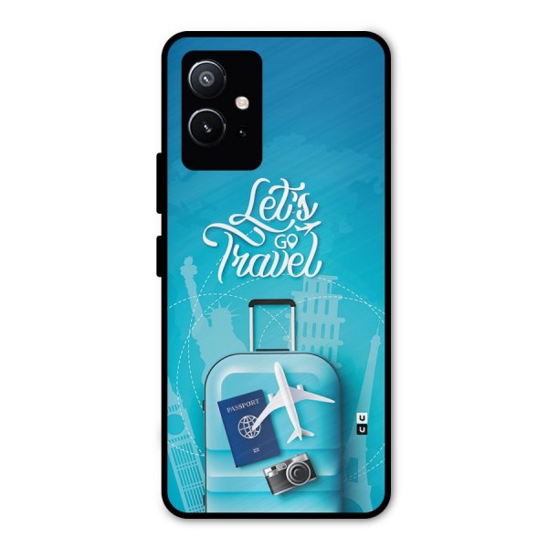 Awesome Travel Bag Metal Back Case for Vivo T1 5G