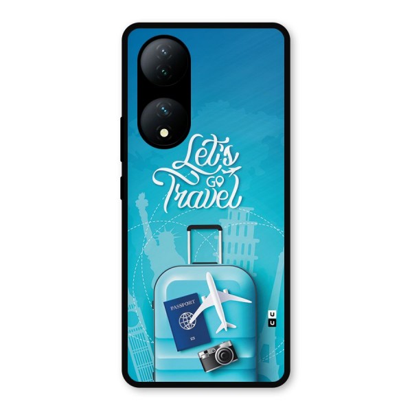 Awesome Travel Bag Metal Back Case for Vivo Y100