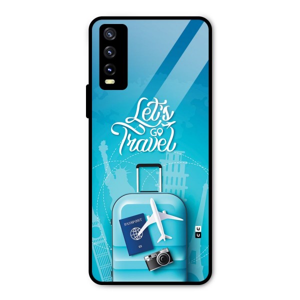 Awesome Travel Bag Metal Back Case for Vivo Y20i
