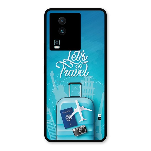 Awesome Travel Bag Metal Back Case for iQOO Neo 7