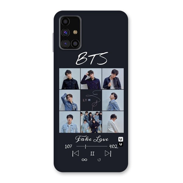 BTS Fake Love Back Case for Galaxy M31s