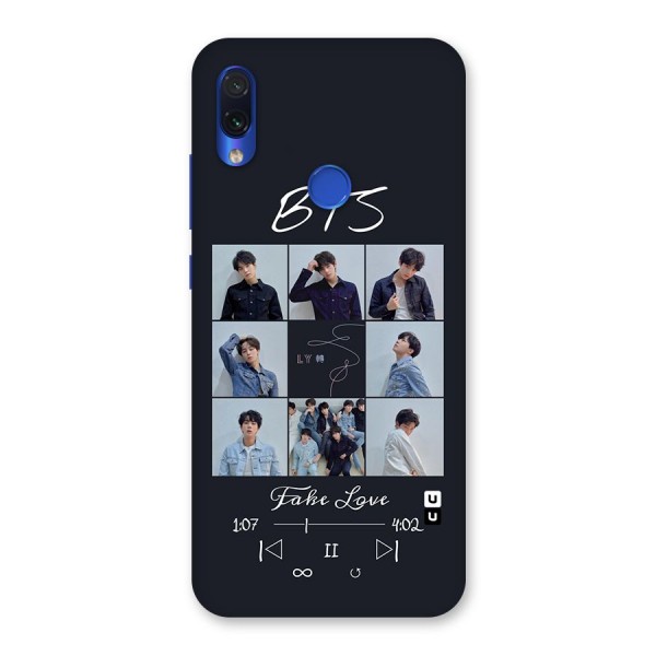 BTS Fake Love Back Case for Redmi Note 7
