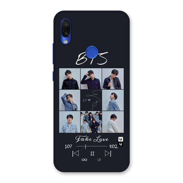 BTS Fake Love Back Case for Redmi Note 7S