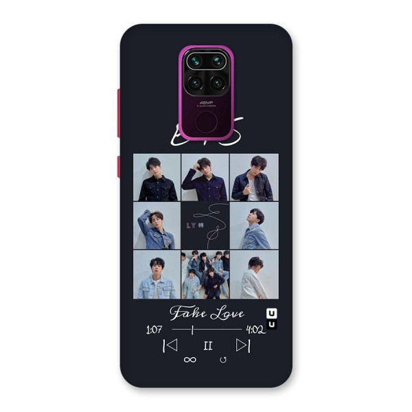 BTS Fake Love Back Case for Redmi Note 9