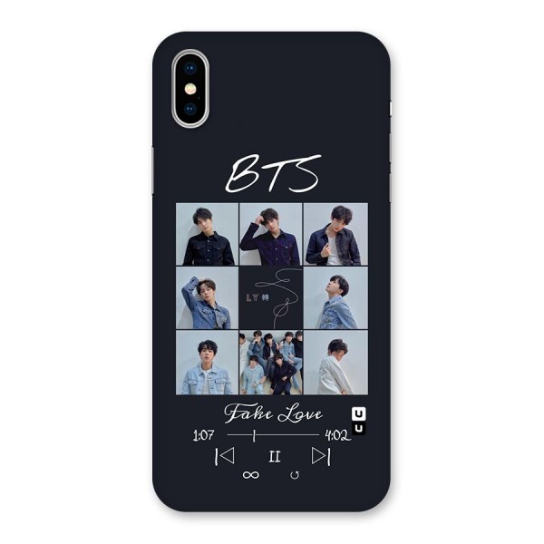 BTS Fake Love Back Case for iPhone X