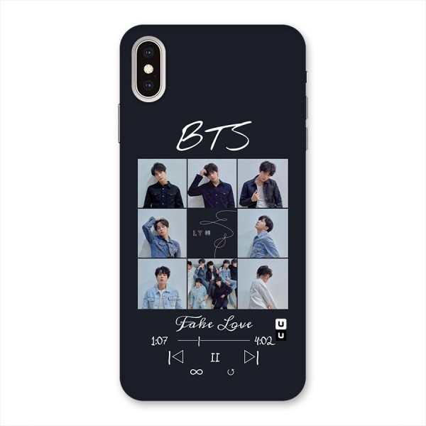 BTS Fake Love Back Case for iPhone XS Max