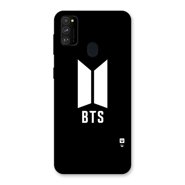 BTS Logo Black Back Case for Galaxy M30s