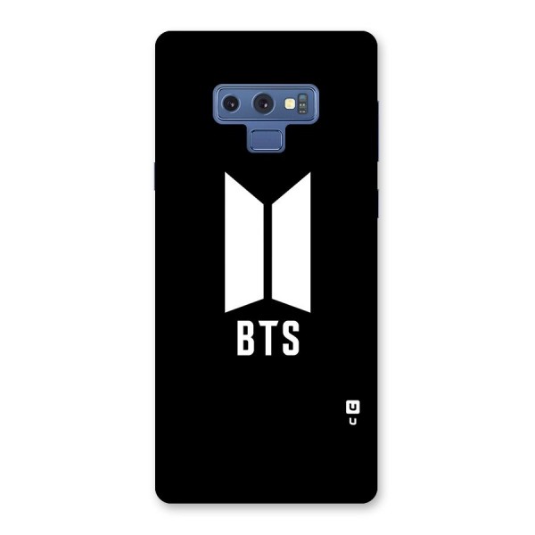 BTS Logo Black Back Case for Galaxy Note 9