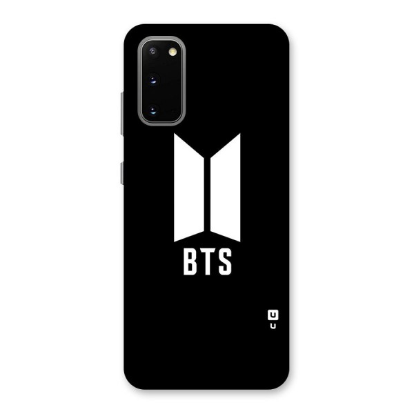 BTS Logo Black Back Case for Galaxy S20