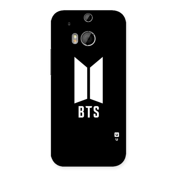 BTS Logo Black Back Case for HTC One M8