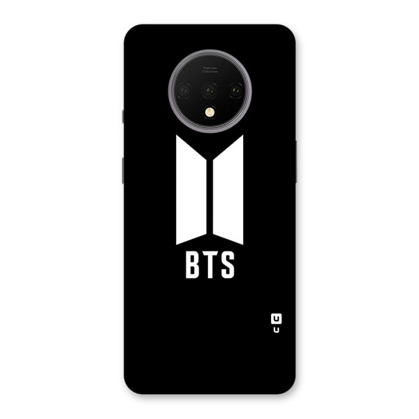 BTS Logo Black Back Case for OnePlus 7T