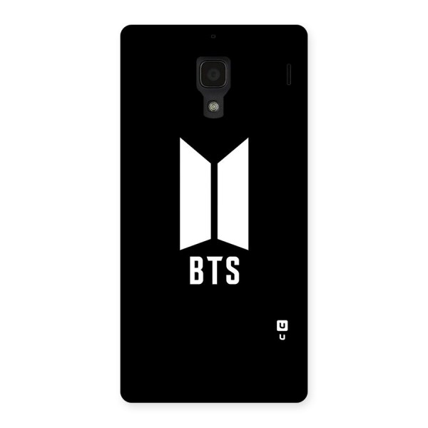 BTS Logo Black Back Case for Redmi 1S