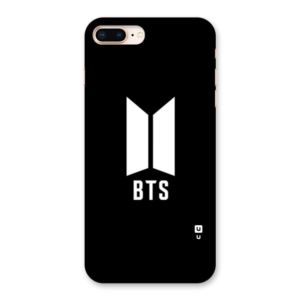 BTS Logo Black Back Case for iPhone 8 Plus