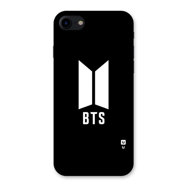 BTS Logo Black Back Case for iPhone SE 2020