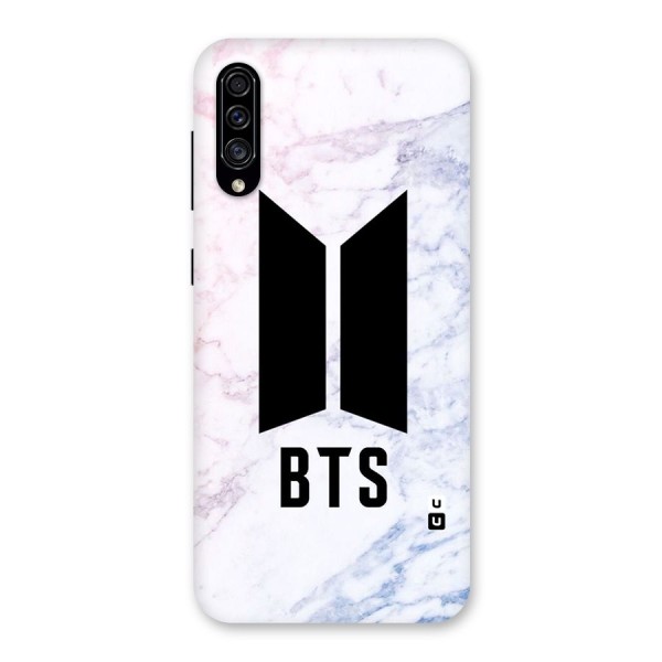 BTS Logo Marble Print Back Case for Galaxy A30s