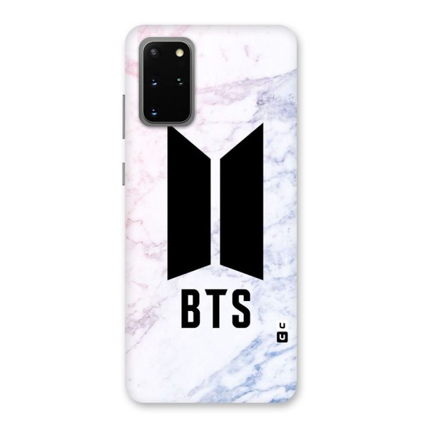 BTS Logo Marble Print Back Case for Galaxy S20 Plus