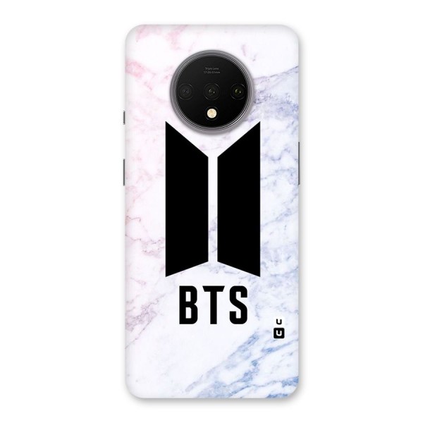 BTS Logo Marble Print Back Case for OnePlus 7T