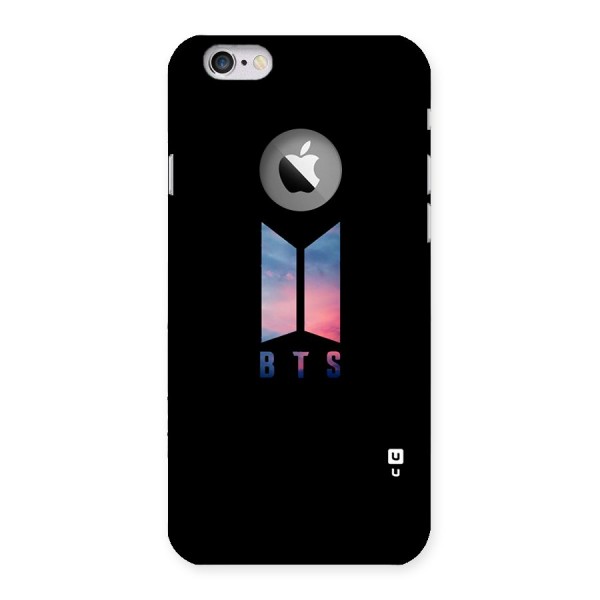 BTS Logo Sky Back Case for iPhone 6 Logo Cut