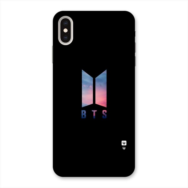 BTS Logo Sky Back Case for iPhone XS Max