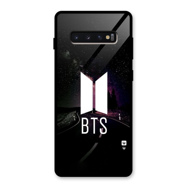 BTS Night Sky Glass Back Case for Galaxy S10 Plus