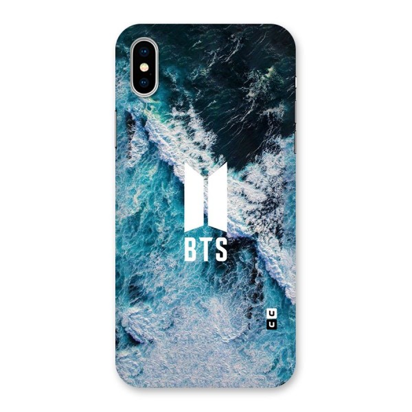 BTS Ocean Waves Back Case for iPhone XS