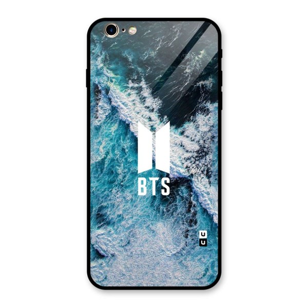 BTS Ocean Waves Glass Back Case for iPhone 6 Plus 6S Plus
