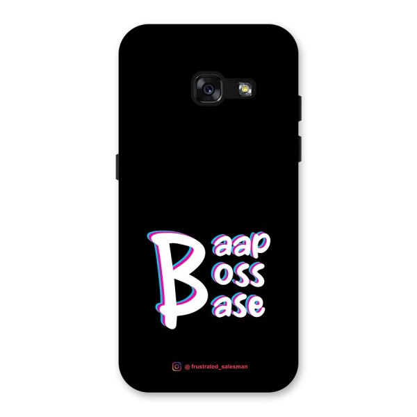 Baap Boss Base Black Back Case for Galaxy A3 (2017)